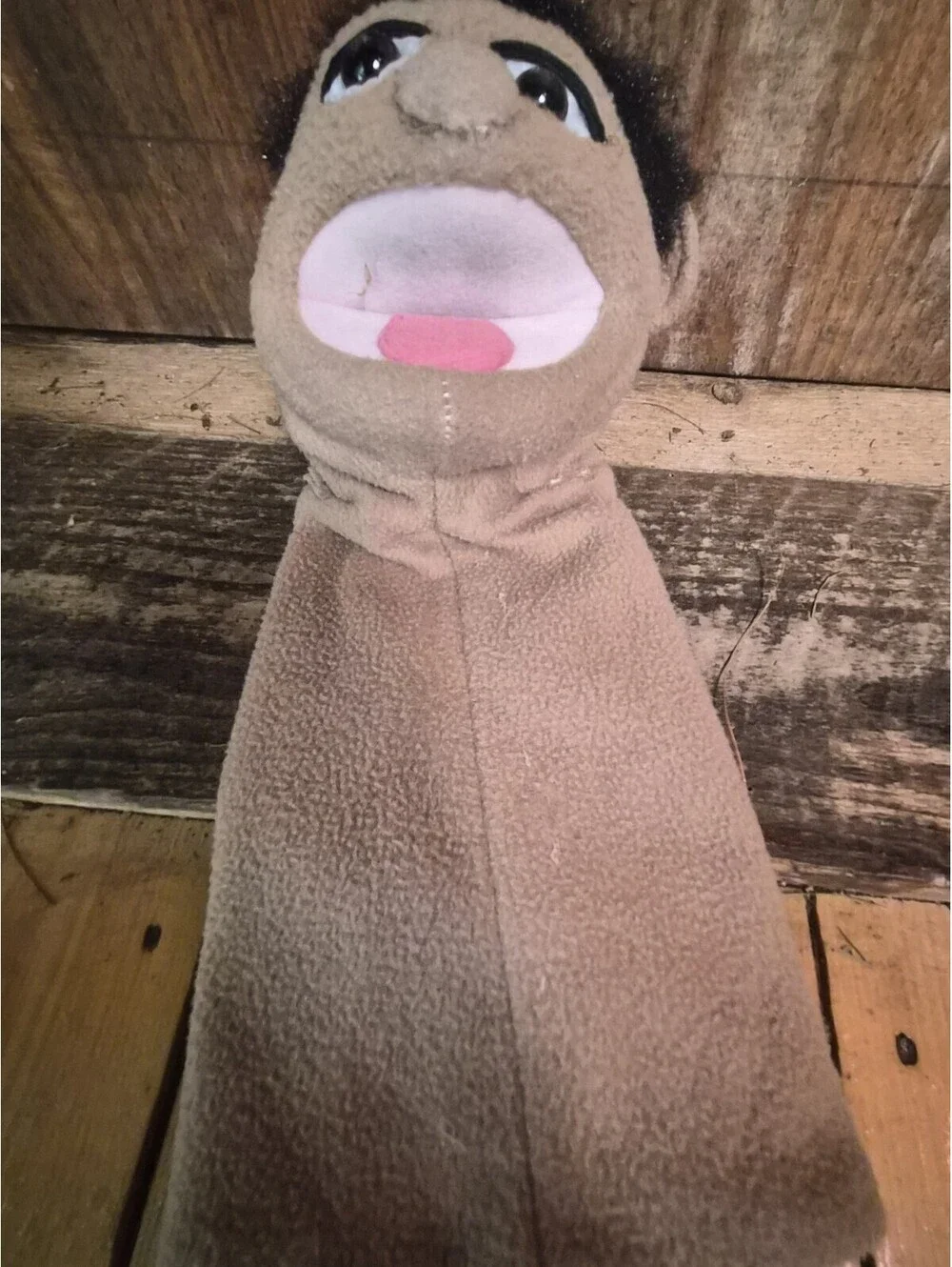 Sml Hand Puppet Heavily Damaged No Arms Or Mustache